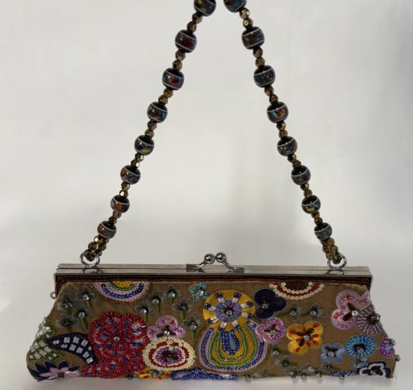 Sparkly Colorful Max Mayer Embroidered&Beaded Purse   - Image 6